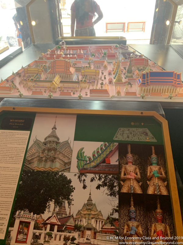 a model of a temple on a table
