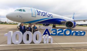 IndiGo 1000th A320-family