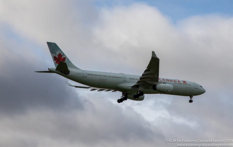 Air Canada Airbus A330-300 on final approach to Dublin Airport - Image, Economy Class and Beyond