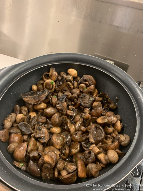 a pot of mushrooms in a pot