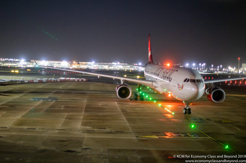 Virgin Atlanti Airbus A330-300 arriving at London Heathrow - Image, Economy Class and Beyond