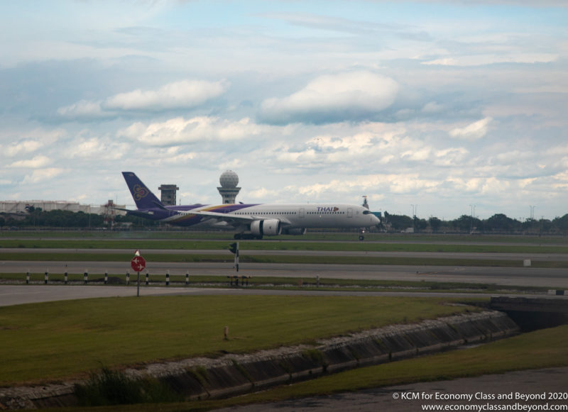 Thai Airways Airbus A350-900 landing at Bangkok Suvarnabhumi Airport - Image, Economy Class and Beyond
