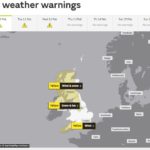 a screenshot of a weather warning
