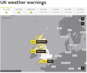 a screenshot of a weather warning