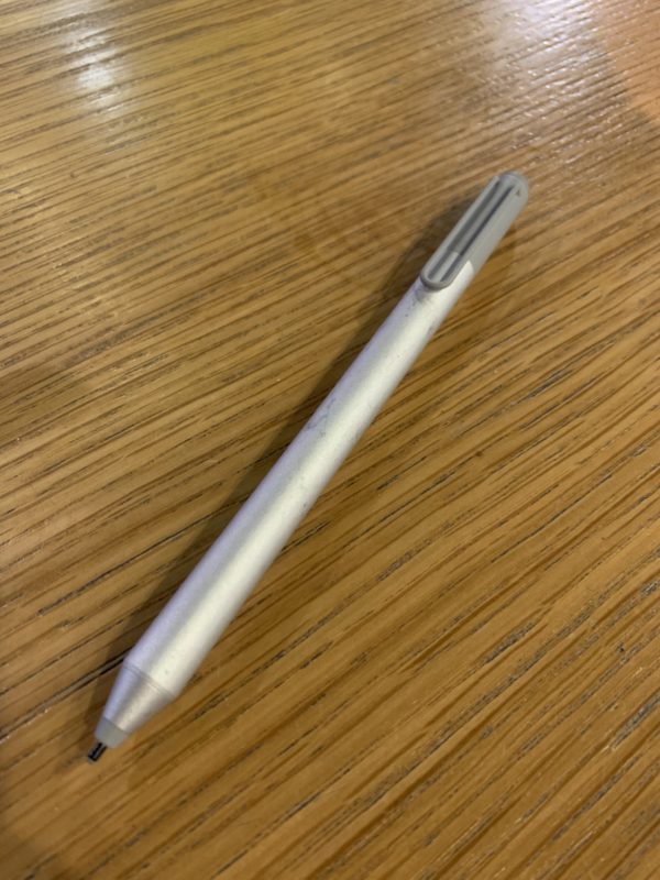 a pen on a table