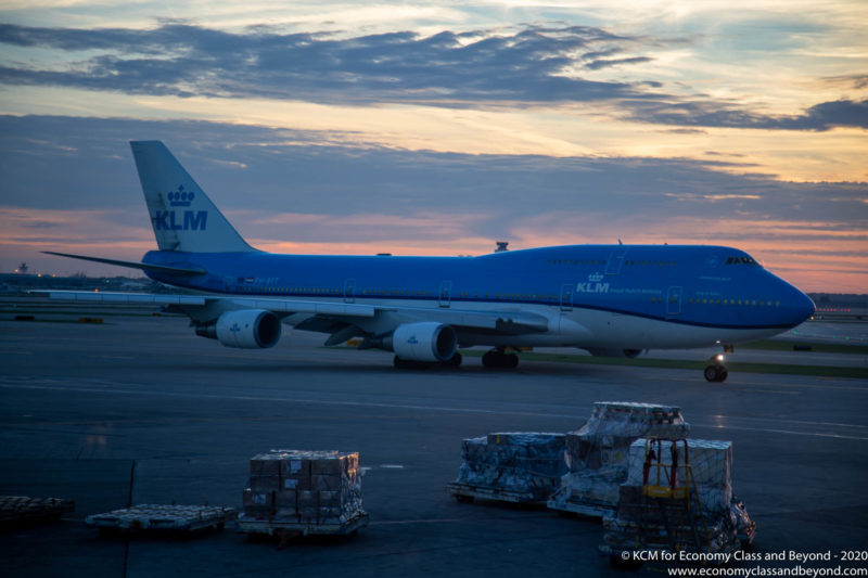 KLM Royal Dutch Airlines Boeing 747-400M at Chicago O'Hare International - Image, Economy Class and Beyond
