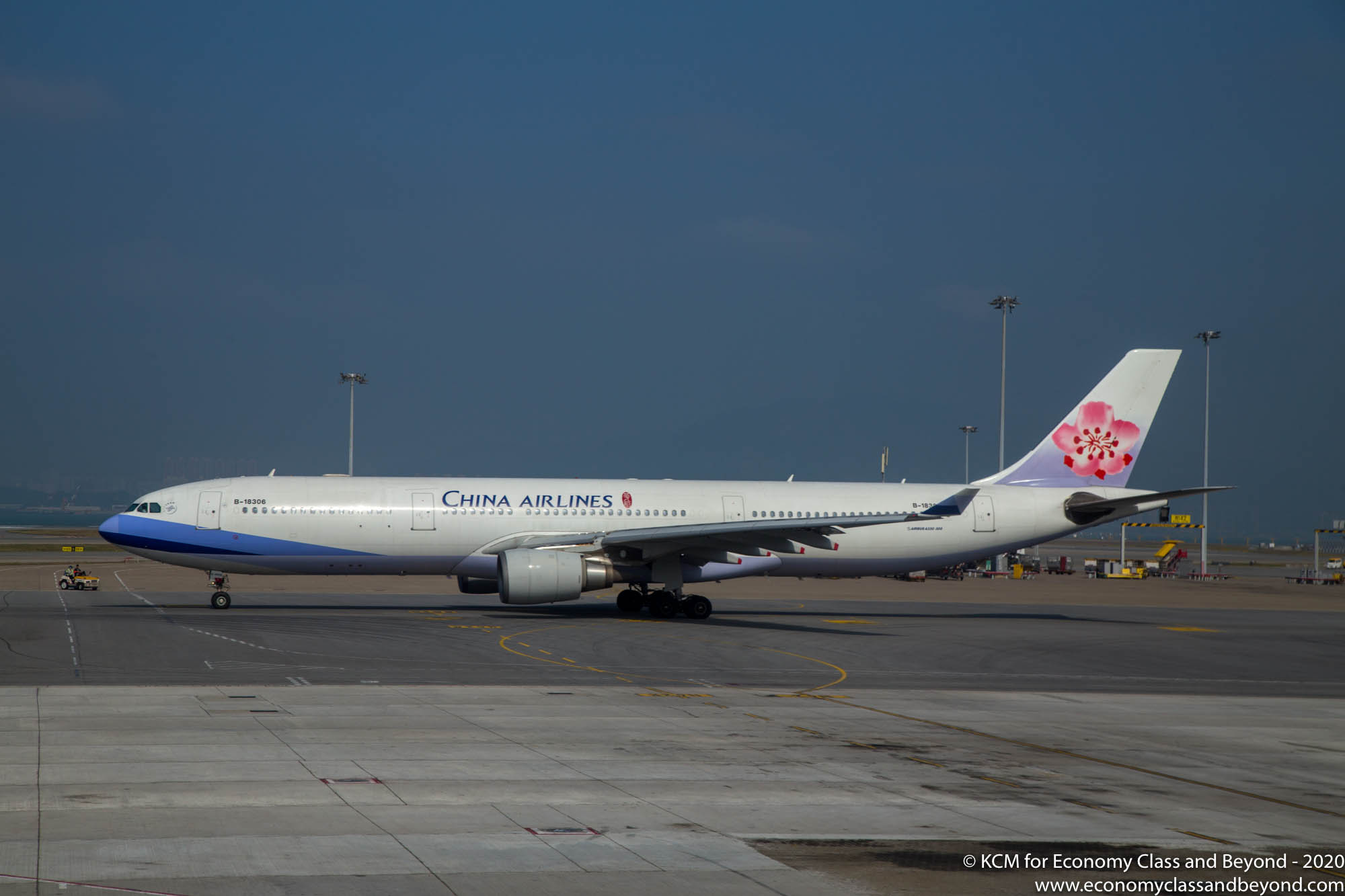 Airplane Art - China Airlines Airbus A330-300 at Hong Kong