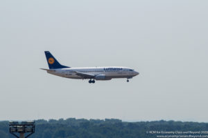 Lufthansa Boeing 737-300 landing at Frankfurt Airport - Image, Economy Class and Beyond