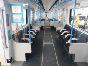 inside the class 484 train - image, South Western Railway