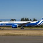 a large airplane on a runway