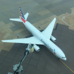 American Airlines Boeing 777-200ER Taxiing into Terminal 3 - Image, Economy Class and Beyond