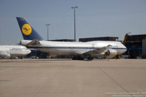Lufthansa Boeing 747-8i parked at Frankfurt Airport - Image, Economy Class and Beyond