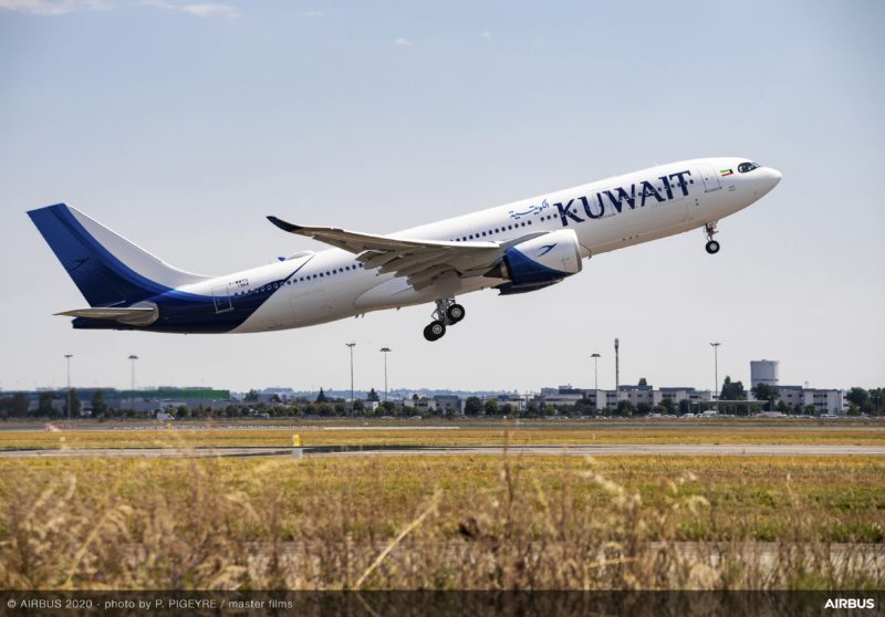 a plane taking off from a runway