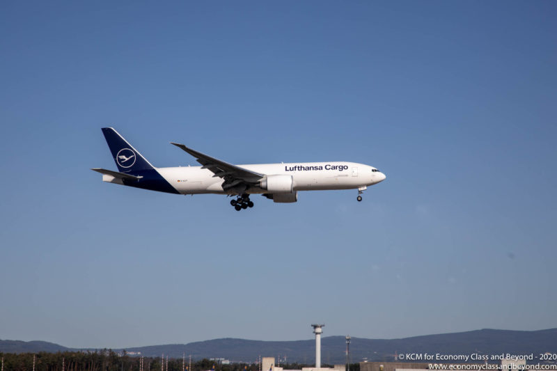 Lufthana Boeing 777F arriving at Frankfurt Airport - Image, Economy Class and Beyond