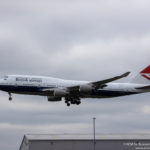 a large airplane flying in the sky