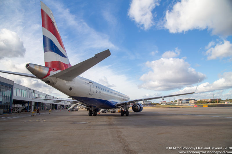 British Airways CityFlyer Embraer E190 at London City Airport - Image, Economy Class and Beyond