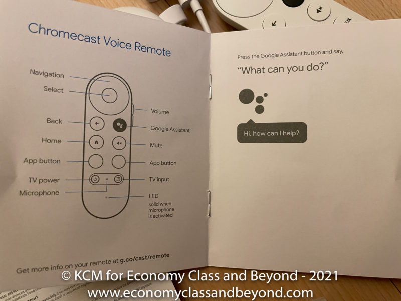 a book with instructions and a remote control