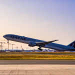 Qatar Airways Boeing 777-300ER taking off from Frankfurt Airport - Image, Economy Class and Beyond