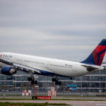 Delta Airbus A330-300 landing at London Heathrow Airport - Image, Econmy Class and Beyond