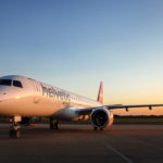 a large airplane on a runway