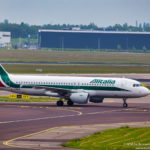 Alitalia Airbus A320 atAmsterdam Schiphol Airport - Image, Economy Class and Beyond