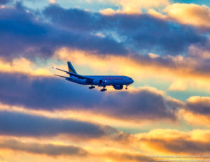 Ethiopian Airlines Boeing 777-200LR on finals to Chicago O'Hare - Image, Economy Class and Beyond