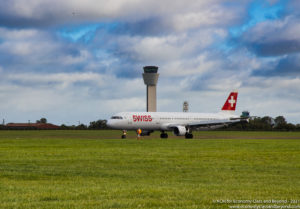 SWISS International Air Lines Airbus A321 arriving at Dublin Airport- Image, Economy Class and Beyond