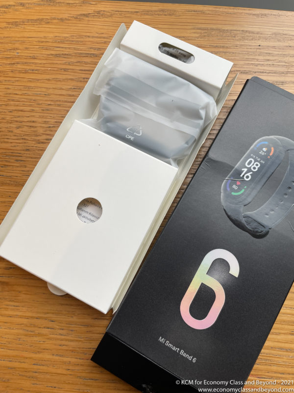 a box with a smart watch in it