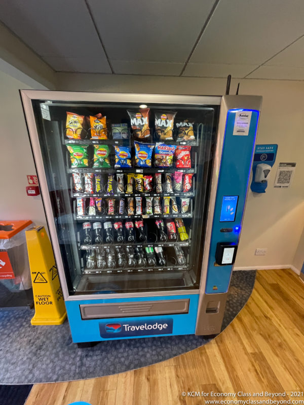 a vending machine with snacks in it