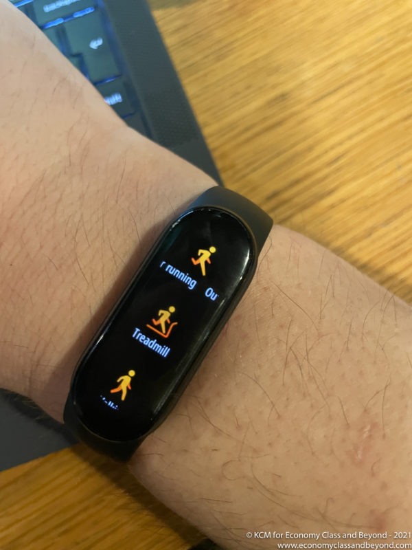 a person's wrist with a smart watch