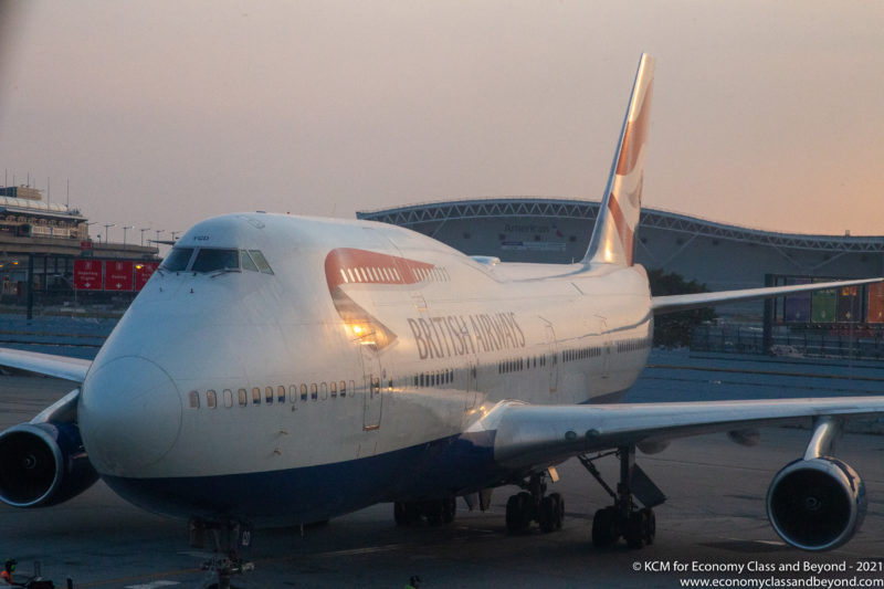 British Airways Boeing 747-400 at New York JFK - Image, Economy class and Beyond