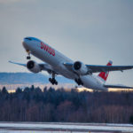 SWISS Boeing 777-300ER taking off from Zurich Airport - Image, Economy Class and Beyond