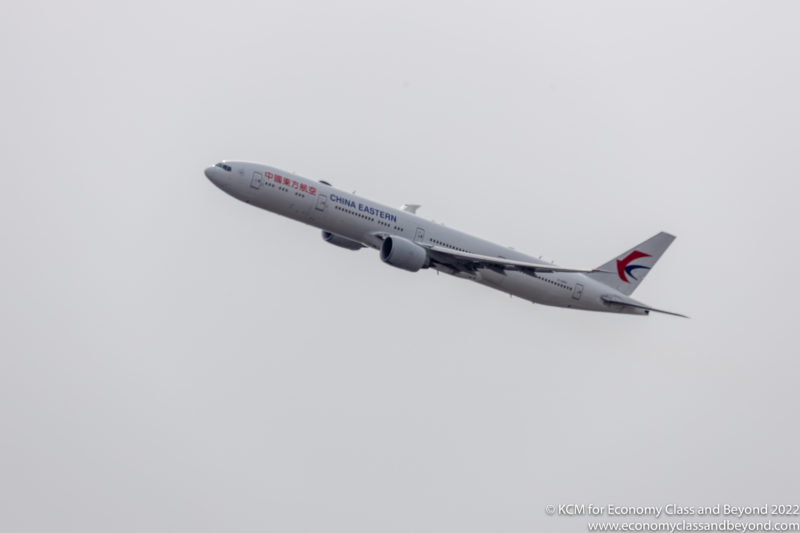 China Eastern Boeing 777-300ER departing O'Hare