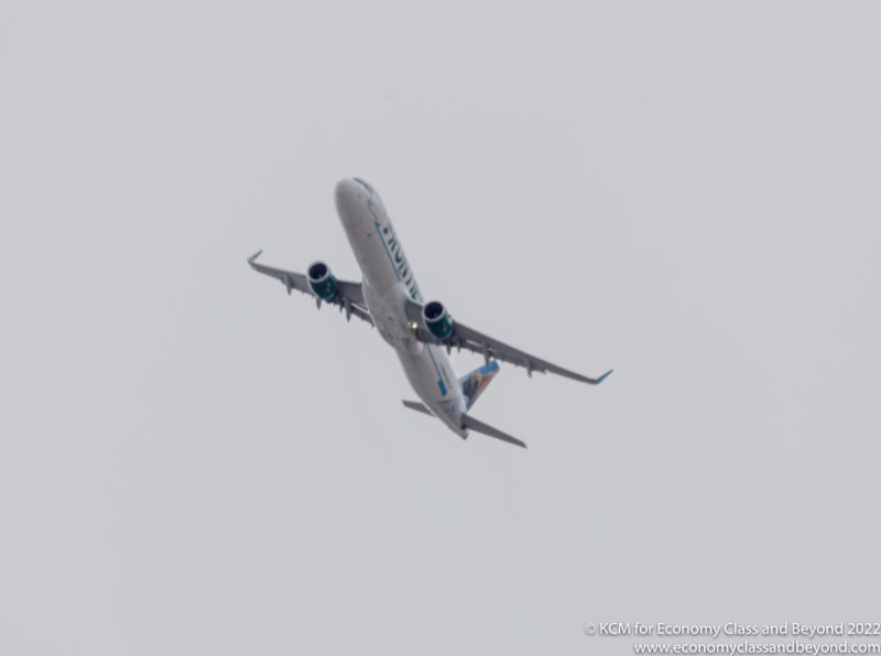 Frontier Airbus A321 departing O'Hare