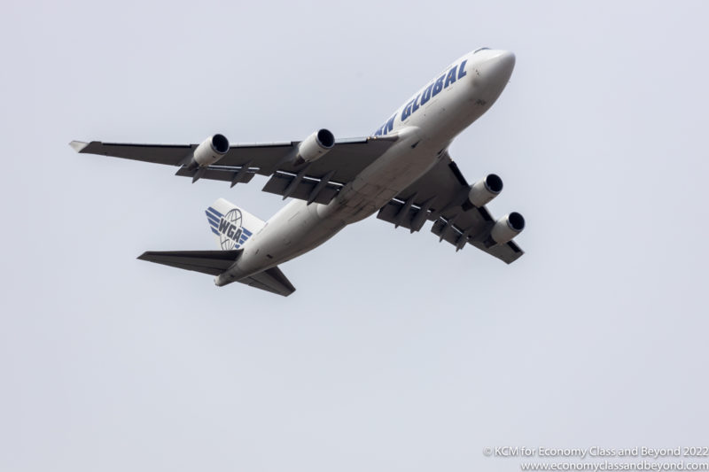 Western Global Boeing 747-400F departing O'Hare