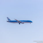 KLM Boeing 787-9 arriving at O'Hare