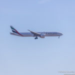 Emirates Boeing 777-300ER approaching Chicago O'Hare