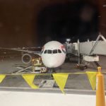 an airplane at an airport