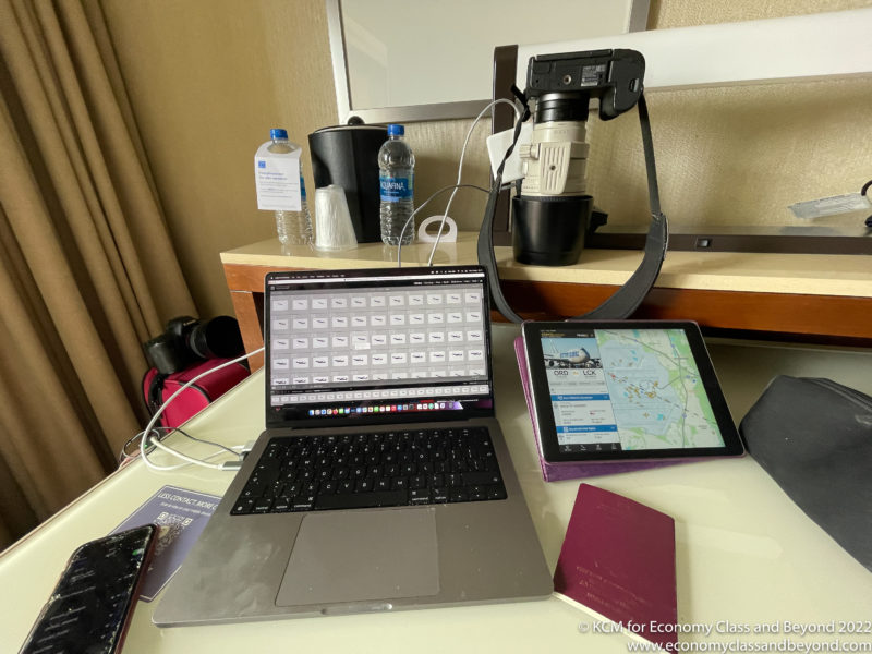 a laptop and tablet on a table