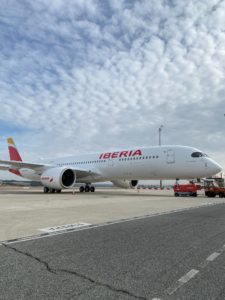 a large airplane on a runway