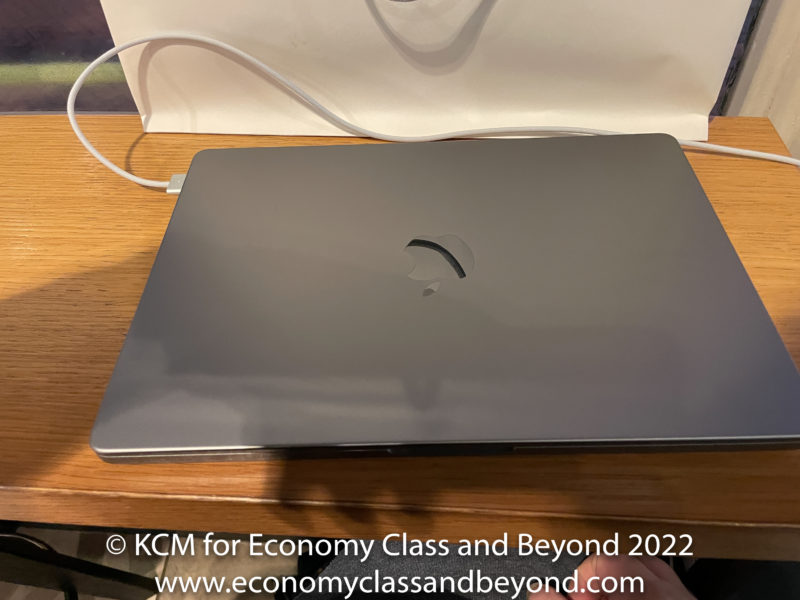 a laptop on a table