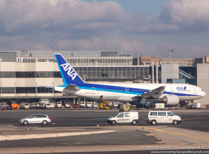 All Nippon Airways (ANA) Boeing 777-200ER at Frankfurt Airport - Image, Economy Class and Beyond