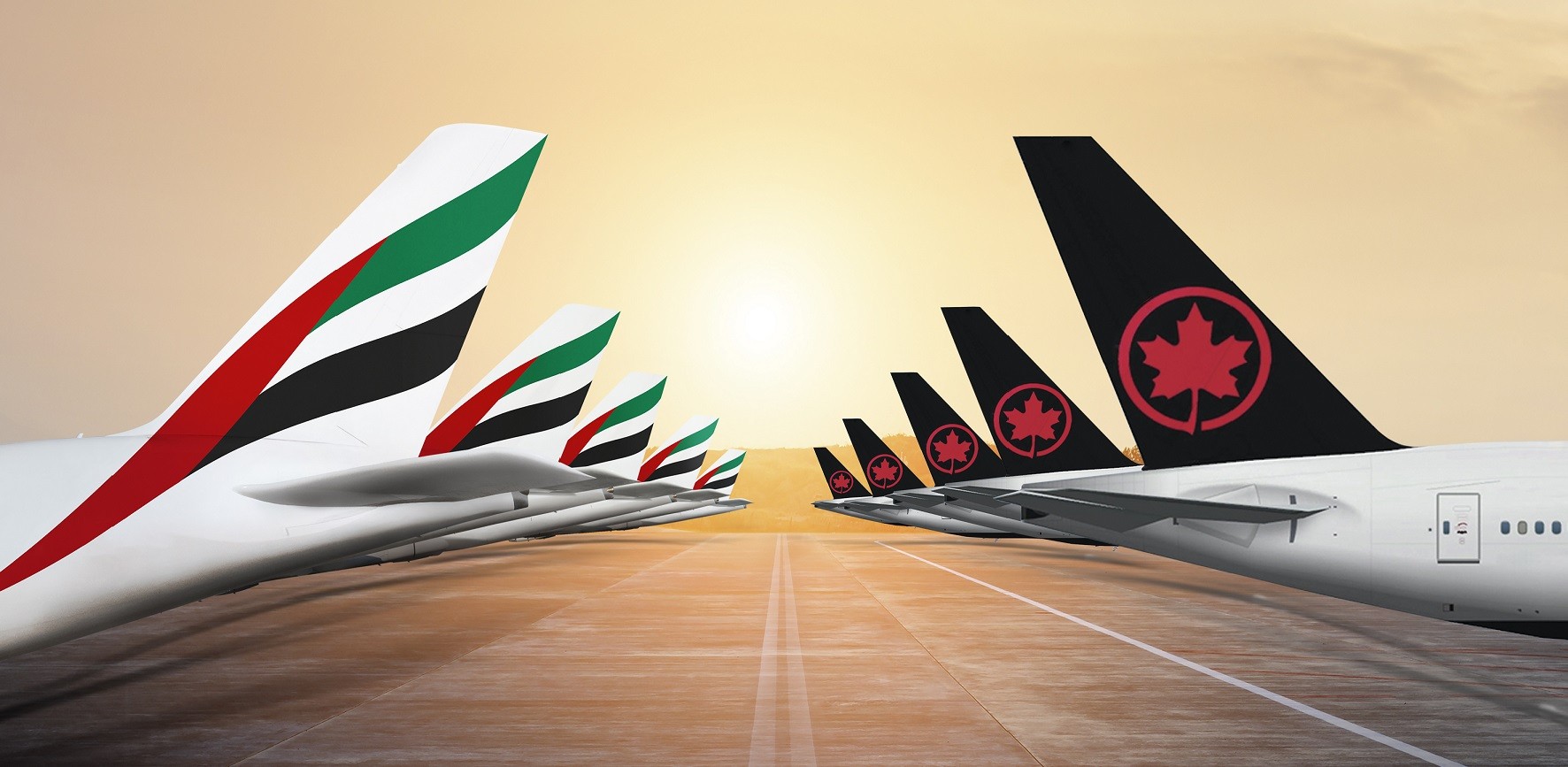طيران الإمارات وطيران كندا تعلنان عن شراكة استراتيجية