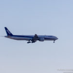 All Nippon Airlines Boeing 777-300ER on approach to Chicago O'Hare - Image, Economy Class and Beyond