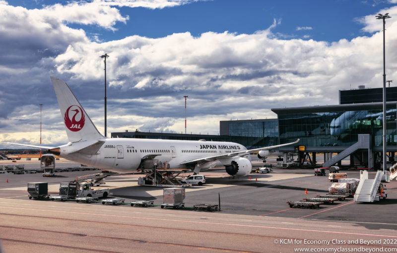 Japan Airlines Boeing 787-9 at Helsinki Airport - Image, Economy Class and Beyond