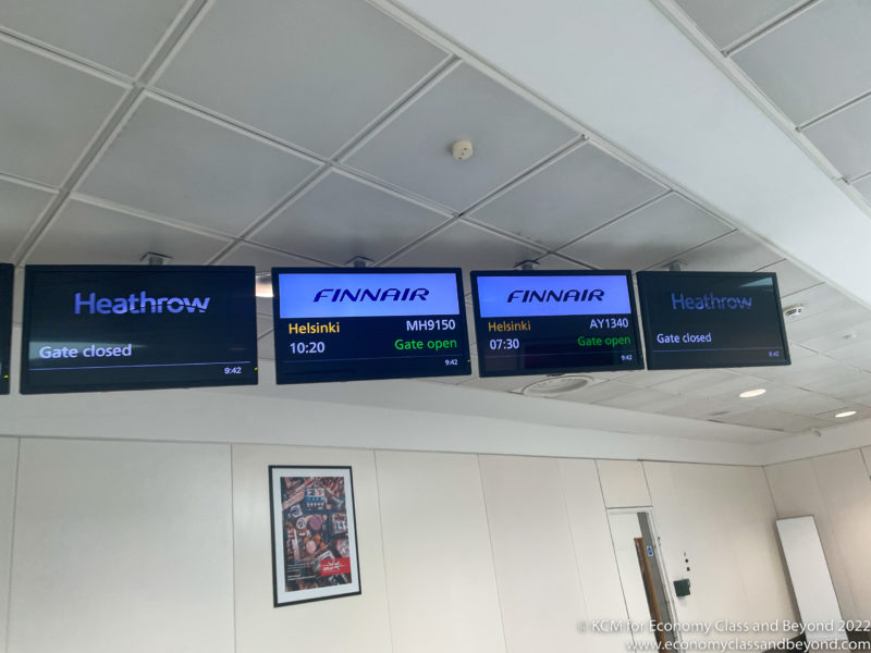 a group of digital screens with text