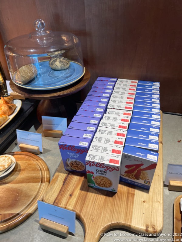 a group of boxes of cereal on a table