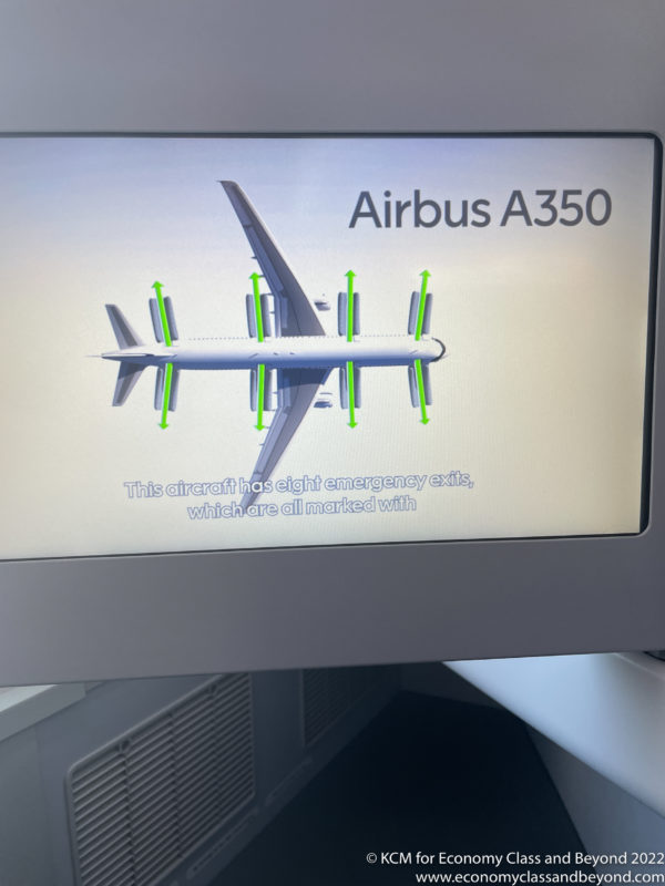 a screen with an image of an airplane