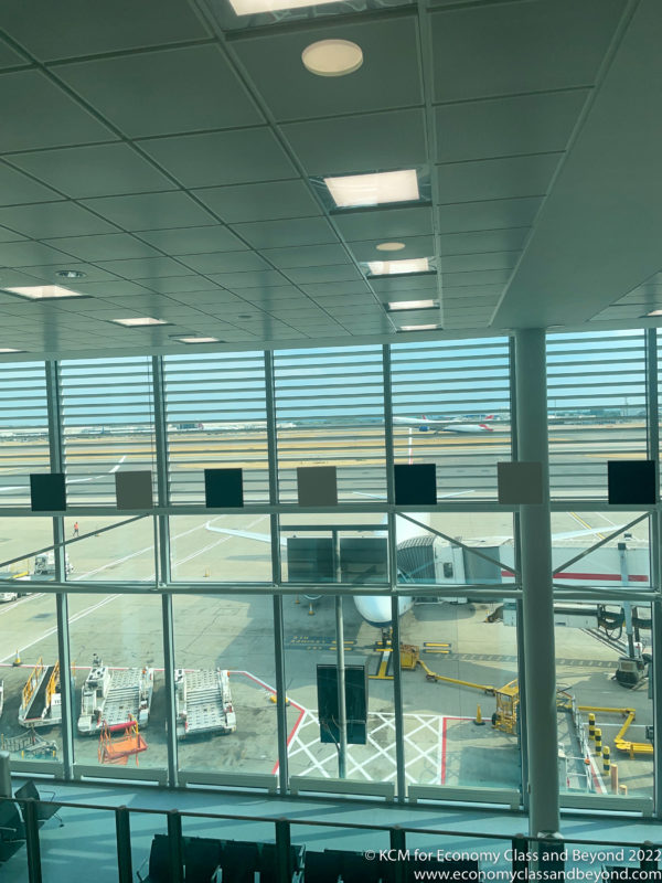 a window of an airport