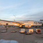 Qatar Airways Airbus A350-900 at Frankfurt Airport. Image, Economy Class and Beyond